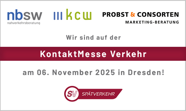 Hinweis nbsw auf der KontaktMesse Verkehr in Dresden