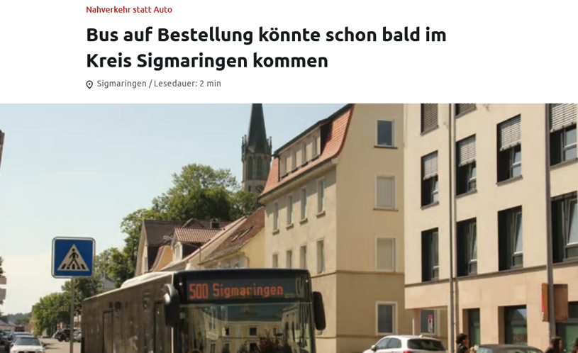 Online-Artikel Bus auf Bestellung aus schwaebische.de vom 08.05.2024