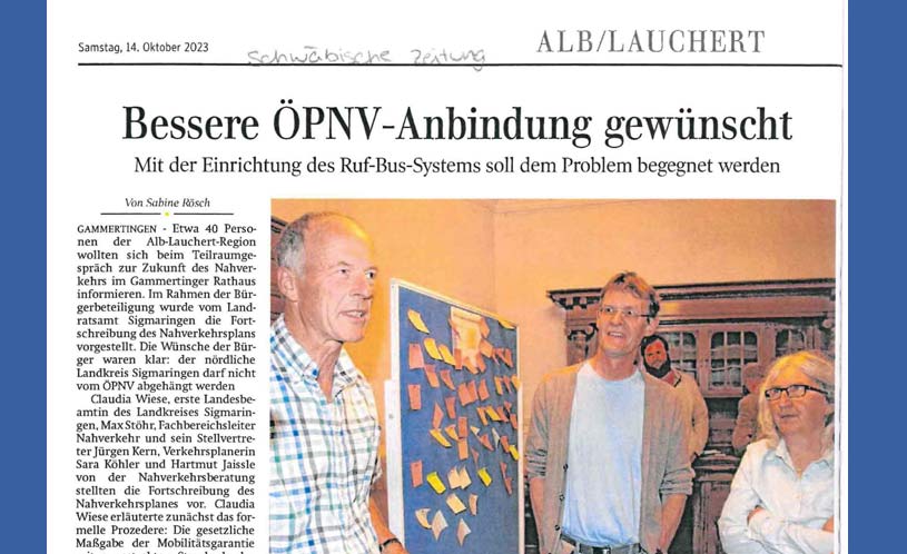 Download PResseartikel Mobilität im ÖPNV Landkreis Sigmaringen